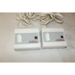 SUNBEAM ELECTRIC Heating Blanket CONTROLLER 3 Prong Pad DUAL CONTROL, Style 54KQ